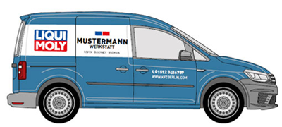 LIQUI MOLY - Große Fahrzeugbeklebung alternativ